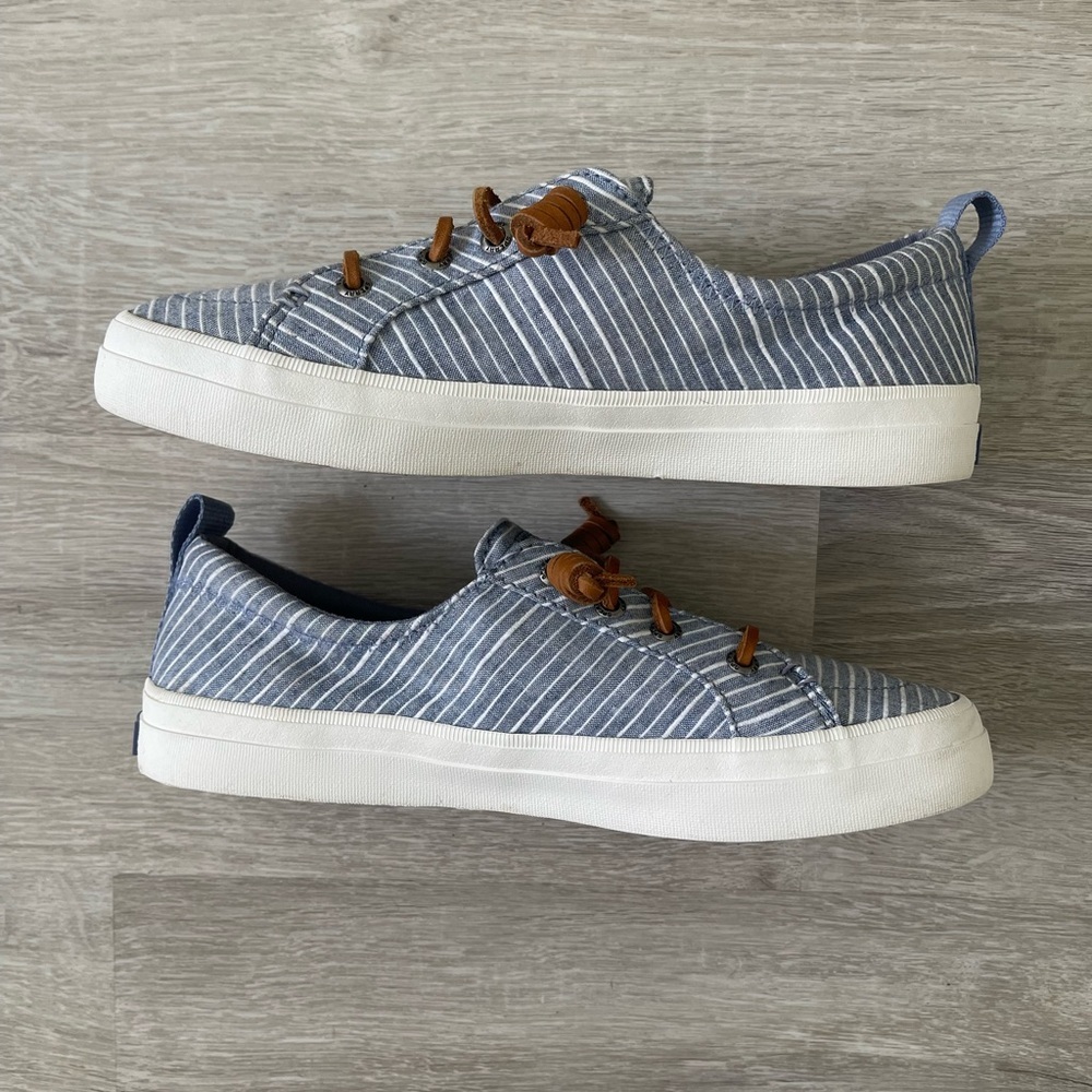 SOLD Sperry Women's Crest Vibe LightSkyBlue Stripe. - Picture 5 of 5